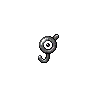Metallic Unown (J)
